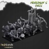 Orc Archers x7 +cmd - Bigusson - Druk 3d - Highlands Miniatures