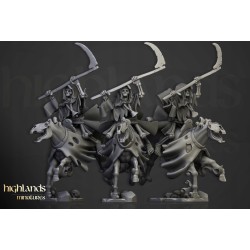 Spectral Cavalry Unit x5 - Bigusson - Druk 3d - Highlands Miniatures