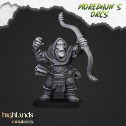 Orc Archers x7 +cmd - Bigusson - Druk 3d - Highlands Miniatures
