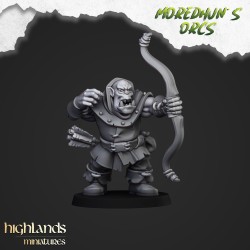 Orc Archers x7 +cmd - Bigusson - Druk 3d - Highlands Miniatures