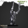 Cave Orcs with hand weapons x7 +cmd - Bigusson - Highlands Miniatures