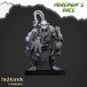 Cave Orcs with hand weapons x7 +cmd - Bigusson - Highlands Miniatures