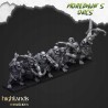 Cave Orcs with bows x7 +cmd - Bigusson - Druk 3d - Highlands Miniatures