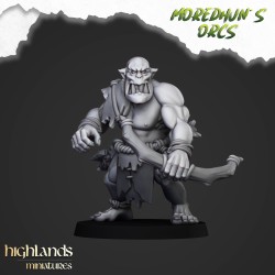 Cave Orcs with bows x7 +cmd - Bigusson - Druk 3d - Highlands Miniatures