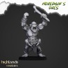 Cave Orcs with hand weapons x7 +cmd - Bigusson - Highlands Miniatures
