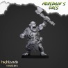 Cave Orcs with hand weapons x7 +cmd - Bigusson - Highlands Miniatures