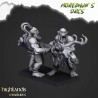 Cave Orcs with hand weapons x7 +cmd - Bigusson - Highlands Miniatures