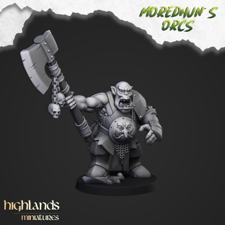 Borgok Skullcrusher - Bigusson - Druk 3d - Highlands Miniatures