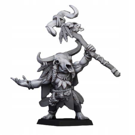 Cave Orc Shaman - Bigusson - Druk 3d - Highlands Miniatures