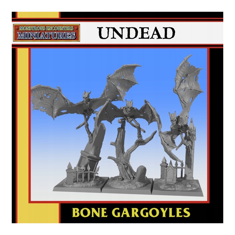 Bone Gargoyles Unit - Bigusson - Druk 3D - Wampiry - Monstrous Encounters Bone Gargoyles Unit - Bigusson - Druk 3D - Wampiry - Monstrous Encounters
