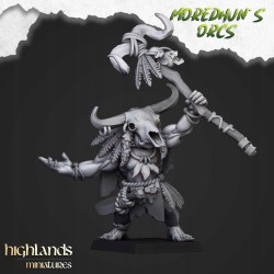 Cave Orc Shaman - Bigusson - Druk 3d - Highlands Miniatures