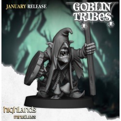 Swamp Goblin with Pikes x7 +cmd - Bigusson - Druk 3d - Highlands Miniatures