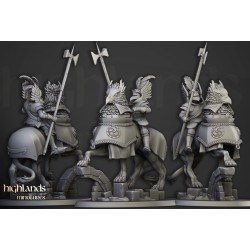 Knights of the Rising Sun x3 - Bigusson - druk 3d - Highlands Miniatures