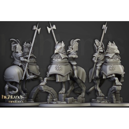 Knights of the Rising Sun x3 - Bigusson - druk 3d - Highlands Miniatures