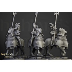 Knights of the Rising Sun x3 - Bigusson - druk 3d - Highlands Miniatures