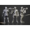 Sunland Knights on Foot x7 + command - Bigusson - Highlands Miniatures