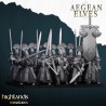 Swords of Messara x7 + command group - Bigusson - Highlands Miniatures