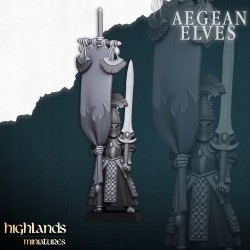 Swords of Messara x7 + command group - Bigusson - Highlands Miniatures