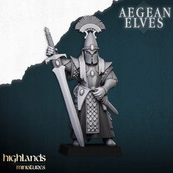 Swords of Messara x7 + command group - Bigusson - Highlands Miniatures