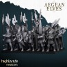 Mycenaean Guard x7 + command group - Bigusson - Highlands Miniatures