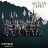 Mycenaean Guard x7 + command group - Bigusson - Highlands Miniatures