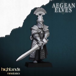 Swords of Messara x7 + command group - Bigusson - Highlands Miniatures