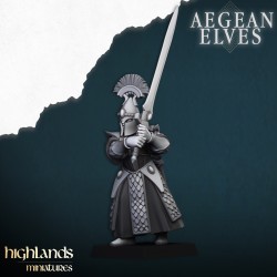 Swords of Messara x7 + command group - Bigusson - Highlands Miniatures