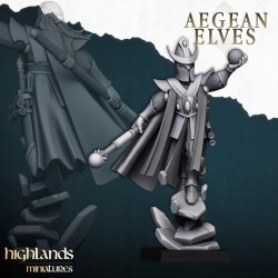 Aegean Elf Mage - Bigusson - Highlands Miniatures