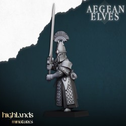 Swords of Messara x7 + command group - Bigusson - Highlands Miniatures