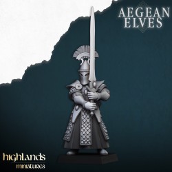 Swords of Messara x7 + command group - Bigusson - Highlands Miniatures