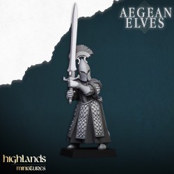 Swords of Messara x7 + command group - Bigusson - Highlands Miniatures
