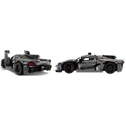 Klocki LEGO Technic 42173 Koenigsegg Jesko Absolut szary 801 elementów +10