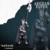 Mycenaean Guard x7 + command group - Bigusson - Highlands Miniatures