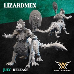 LIZARD CENTAUR White Angels druk 3d