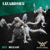 LIZARD CENTAUR White Angels druk 3d