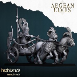 Aegean Elf Chariot - Bigusson - Highlands Miniatures