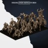 Norse Raiders with hand weapons and shields x10