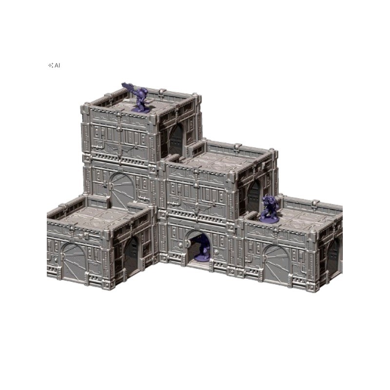 MODULAR HIVE CITY 1 Teren do gier bitewnych Txarli Factory
