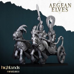 Aegean Elf Chariot - Bigusson - Highlands Miniatures
