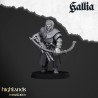 Gallia Archers x 7 + cmd - druk 3d - Bigusson - Highlands Miniatures
