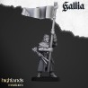 Gallia Archers x 7 + cmd - druk 3d - Bigusson - Highlands Miniatures
