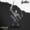 Gallia Archers x 7 + cmd - druk 3d - Bigusson - Highlands Miniatures