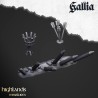 Gallia Archers x 7 + cmd - druk 3d - Bigusson - Highlands Miniatures