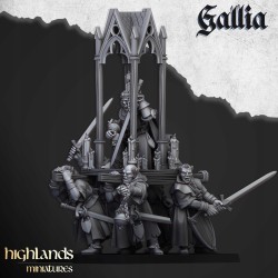 Grail Pilgrims x 10 - druk 3d - Bigusson - Highlands Miniatures