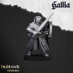 Grail Pilgrims x 10 - druk 3d - Bigusson - Highlands Miniatures