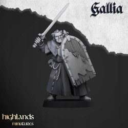 Grail Pilgrims x 10 - druk 3d - Bigusson - Highlands Miniatures