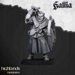 Grail Pilgrims x 10 - druk 3d - Bigusson - Highlands Miniatures