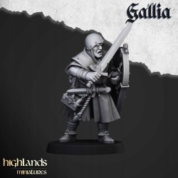 Grail Pilgrims x 10 - druk 3d - Bigusson - Highlands Miniatures