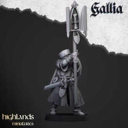 Grail Pilgrims x 10 - druk 3d - Bigusson - Highlands Miniatures