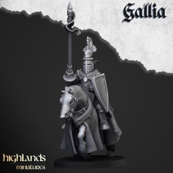 Knights of Gallia x6 - druk 3d - Bigusson - Highlands Miniatures